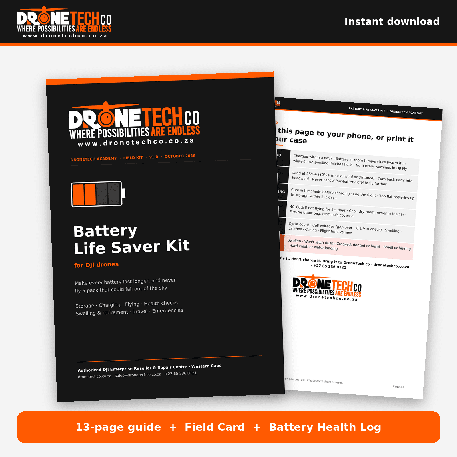 Battery Life Saver Kit for DJI Drones